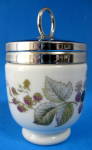 Egg Coddler Royal Worcester Lavinia Blackerry Vines Single Standard