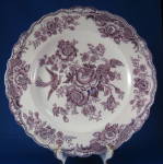 Mulberry Transfer Plate Asiatic Pheasants Crown Ducal