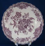Crown Ducal Mulberry Transfer Plate Asiatic Pheasants