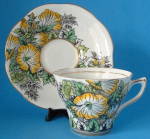 Tea Cup and Saucer Rosina England Floral Fabulous