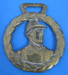 Click here to enlarge image and see more about item 6469a: Antique Horse Brass Victorian Jockey Fred Archer 1890s