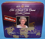 Queen Elizabeth Golden Jubilee Biscuit Tin England