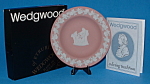 Wedgwood Pink Jasper Cupid Oracle Plate England MIBox