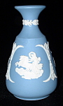 Vase Jasperware Wedgwood England Blue Chariot Pegasus