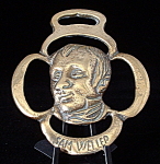 Antique Horse Brass Sam Weller Dickens England Pub