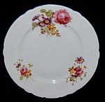 Shelley Bread Plate Gainsborough Floral Blue Trim Cake