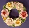 Click here to enlarge image and see more about item 677: Antique Staffordshire Flower Paperweight Adderley China