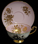 Shelley Cup and Saucer Lilac Gold Rose Lincoln England