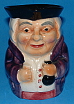 Antique Toby Jug Figural Shorter England Large Purple