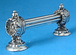 Antique Knife Rest English Silver Daisy Ends Leaves