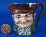 Click here to enlarge image and see more about item 685aa: Royal Doulton Miniature Character Jug Old Charley 1940s