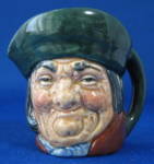Click here to enlarge image and see more about item 686aa: Royal Doulton Mini Toby Jug Character Jug Toby Philpotts 1930s