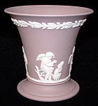 Vase Wedgwood Lavender Jasperware Cupids Classical