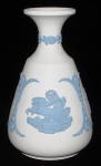 Vase Wedgwood Blue On White Jasper Cupid Asleep Aurora