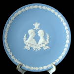 Royal Wedding Plate Charles Diana Wedgwood Jasper Large MIB