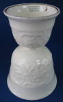 Wedgwood Eggcup Double Embossed Cream Ware Patrician