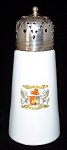 Crested China Sugar Shaker Muffineer Exeter Antique