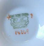 Click to view larger image of Shelley Green Daisy Chintz Ripon Cup and Saucer England (Image4)