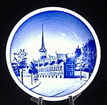 Royal Copenhagen Butter Pat Plate Borsen Tea Bag Holder