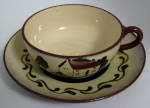 Watcombe Mottoware Cup and Saucer Cup Of Kindness Rare
