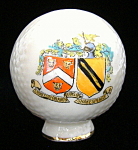 Shelley Golf Ball Crested China  Stratford Shakespeare