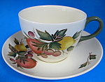 Click here to enlarge image and see more about item 726: Wedgwood Covent Garden Cup And Saucer Fruit Vintage