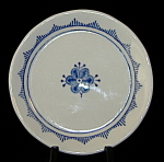 Click here to enlarge image and see more about item 7285: Butter Pat Denmark Blue White English Franciscan Caddy