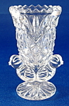 Click here to enlarge image and see more about item 7322: Figural Birds Toothpick Holder Pressed Clear Glass