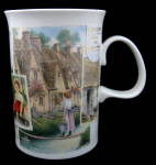 Click here to enlarge image and see more about item 7329ca: Dunoon Country Life Mug Cotswold Stone Village Partis