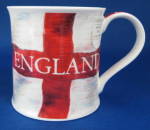 Click to view larger image of Dunoon Mug England Flag Red White Cross Of St George New (Image2)