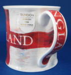 Click to view larger image of Dunoon Mug England Flag Red White Cross Of St George New (Image3)
