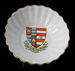Click here to enlarge image and see more about item 7351: Shelley Open Salt Crested China Fitzwilliams Mablethorp