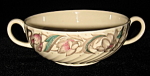 Susie Cooper Endon Ribbed Cream Soup Two Handled Floral