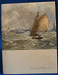 Click to view larger image of Cunard White Star Lines Menu RMS Queen Elizabeth 1952 (Image1)