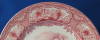 Click to view larger image of Grimwades Red Transfer Plate Genoa Landscape Pink (Image3)