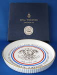 Click to view larger image of Charles And Diana Wedding Shortbread Dish Worcester MIB (Image2)