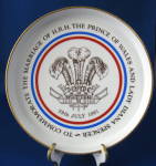 Click to view larger image of Charles And Diana Wedding Shortbread Dish Worcester MIB (Image3)