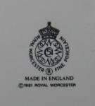 Click to view larger image of Charles And Diana Wedding Shortbread Dish Worcester MIB (Image5)