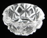 Open Salt Salt Dip Waffle Vintage Individual Clear