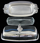 Towle Louis Philippe Butter Dish With Lid Liner Silver