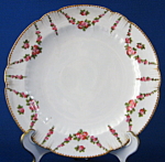 Antique George Jones Crescent Plate Cake Rose Swags