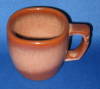 Click to view larger image of Frankoma Plainsman Brown Satin Mug Mid Century Squarish (Image2)