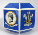 Click here to enlarge image and see more about item 7739a: Money Box Charles Diana Royal Wedding Bank Wedgwood