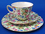 Click here to enlarge image and see more about item 7751: Royal Winton Grimwades Kew Chintz Cup Saucer Plate