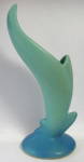 Van Briggle Bird Of Paradise Turquoise Matte Tall Vase