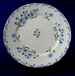 Click here to enlarge image and see more about item 7826: Shelley Blue Rock Bread Plate Gainsborough Cake