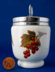 Egg Coddler Royal Worcester Evesham Large King Size 1930s