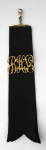 Pocket Watch Fob Ribbon Fancy Initials Art Nouveau Old