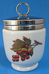 Click here to enlarge image and see more about item 7887: Egg Coddler Royal Worcester Evesham Large King Leaf