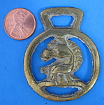 Antique Horse Brass Pony Brass Horse Head